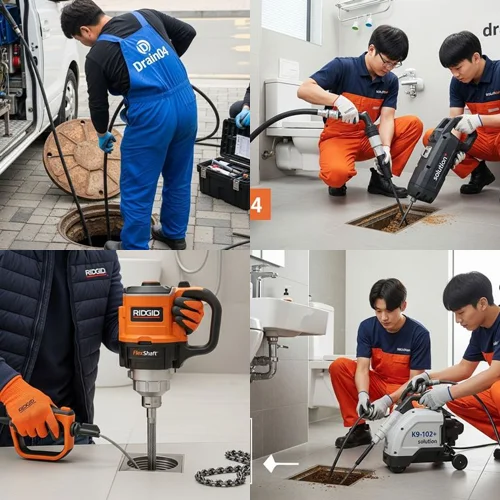 은행동 싱크대막힘 배관 스케일링