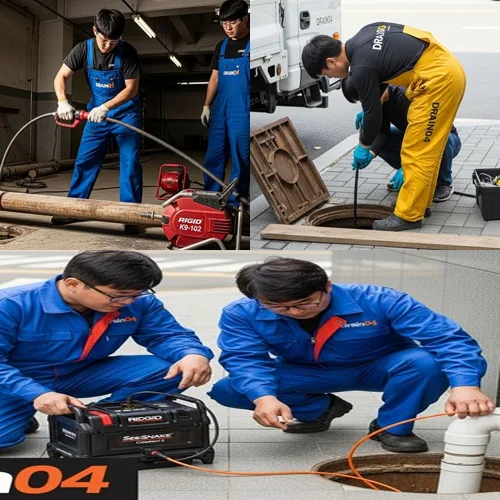 은행동 싱크대막힘 배관 스케일링
