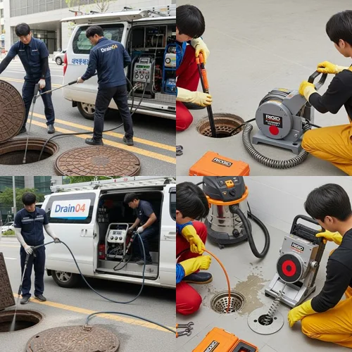 미산동 화장실 막힘 단순 막힘