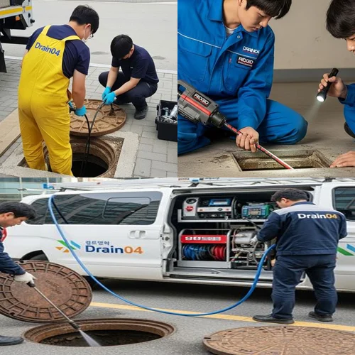 대야동 하수구 고압세척 하수관 세척