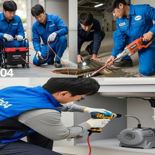 시흥 장현동 하수구 고압세척 입주 아파트