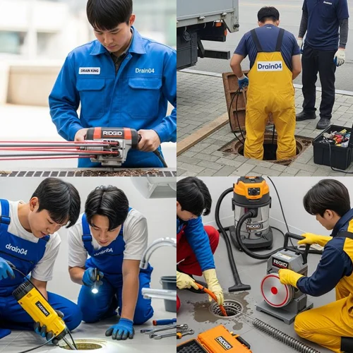 화정동 변기막힘 식당 화장실