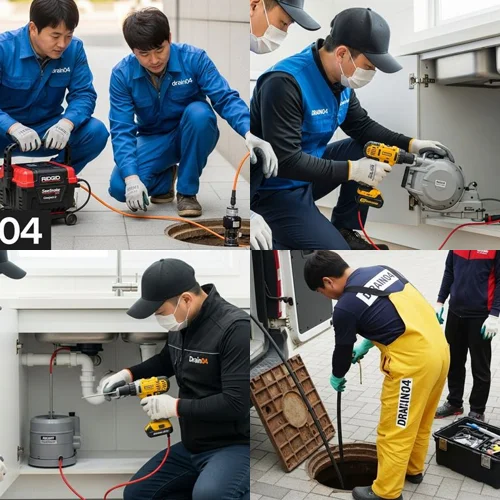 시흥시 방산동 하수구막힘 공장 화장실