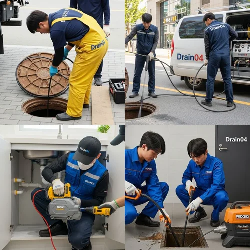 포동 하수구막힘 염전 인근