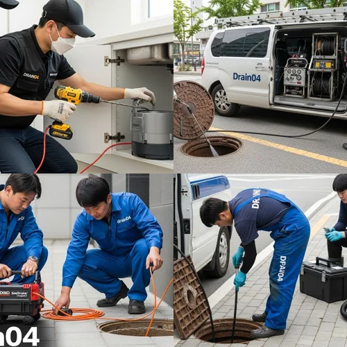 정왕동 배수구막힘 원룸 욕실