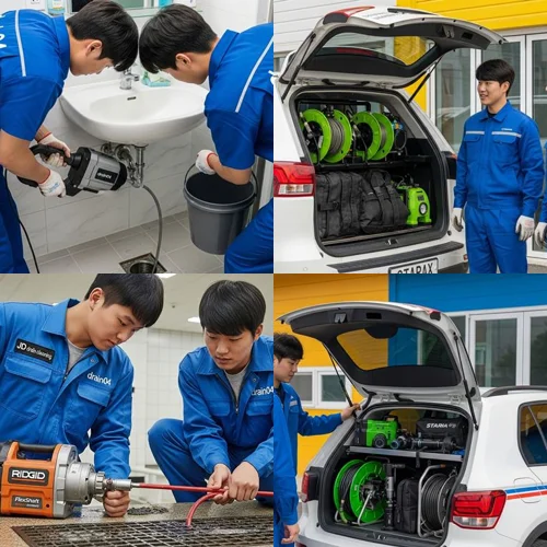계수동 하수구뚫음 공장 하수구