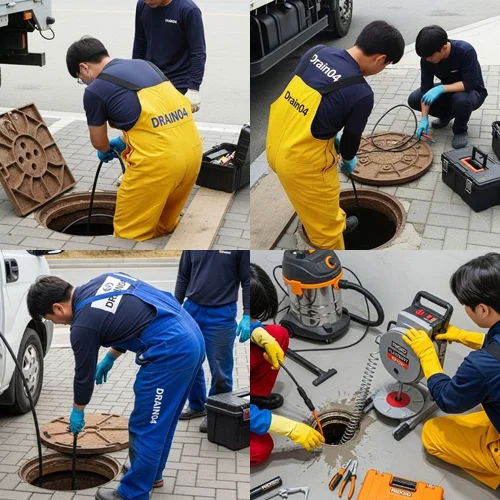 도창동 하수구막힘 매화산단 인근