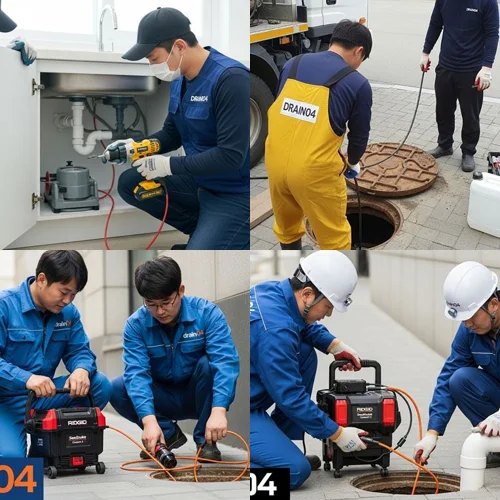 미산동 하수구막힘 아파트 횡주관