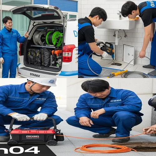 미산동 하수구막힘 아파트 횡주관