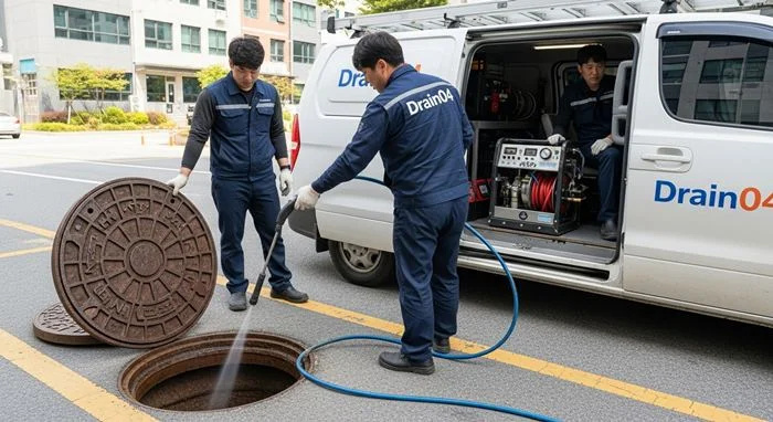 월곶동 하수구 고압세척 어시장 전문