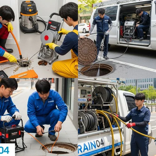 대야동 하수도막힘 역류 해결