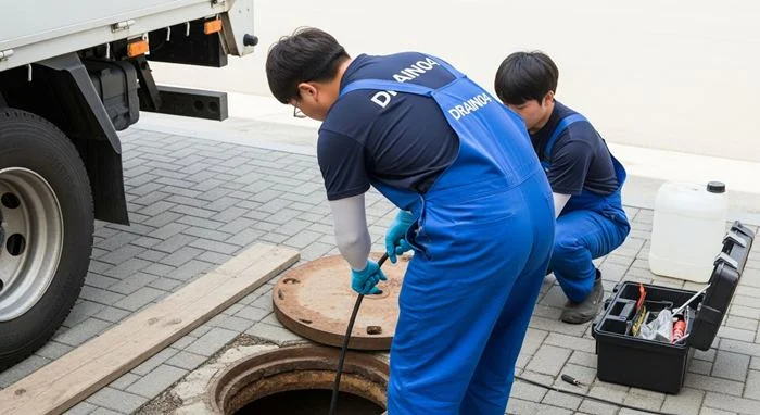 논곡동 하수도막힘 목감 인근