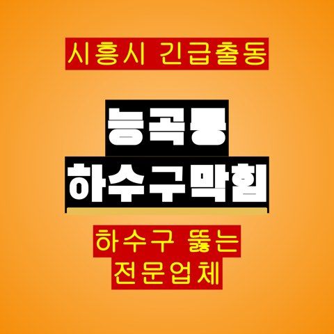능곡동 하수구막힘 5229