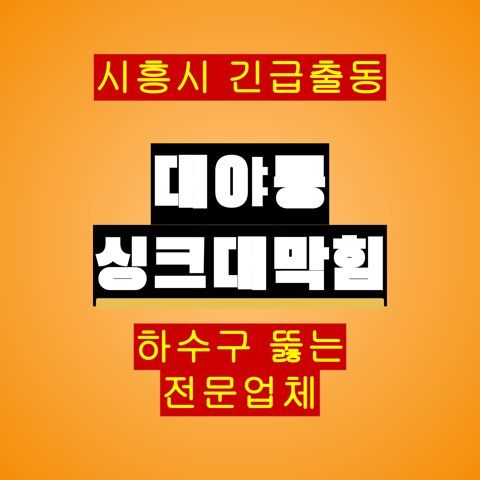 대야동 싱크대막힘 5497