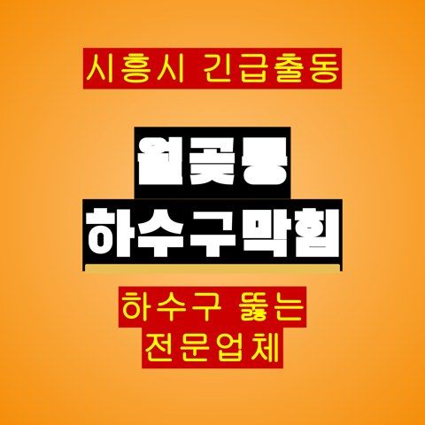 월곶동 하수구막힘 5335