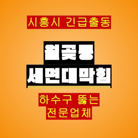 월곶동 세면대막힘 5652